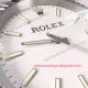 2018 Replica Rolex Wall Clock - White Face Silver Fluted Bezel (2)_th.jpg